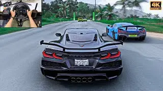 2023 Chevrolet Corvette Z06 VS Supercars - Forza Horizon 5 | Thrustmaster T300RS GT