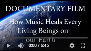 Documentary Film  Expository - Observational Music Heals Every Living Beings -- College Project.