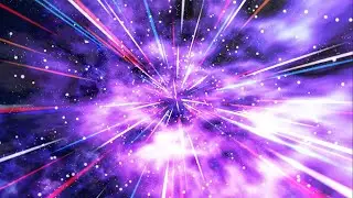 Green Screen Stars - Free Space Scene including nebula, supernovas, warp drive effects - Full HD