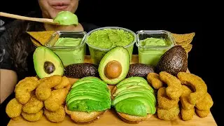 Eating Only Avocado | ASMR EATING (No Talking) MUKBANG 먹방