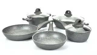Aeternum Set Batteria di Pentole e Padelle