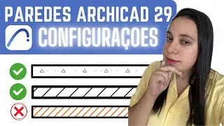 Aprenda a configurar paredes do zero no Archicad 29 | Passo a Passo