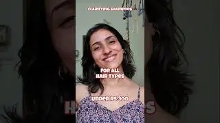 Clarifying shampoos under Rs.300 for all hair types🤑🧴#shorts#viral#trending