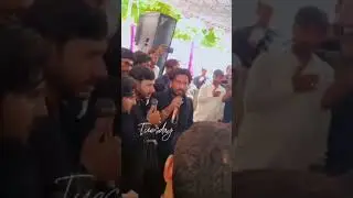 qurban jafri official noha rat ankhiyan di rukni nai#youtubeshorts #shortviral