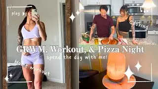 Vlog: GRWM, Dentist, Home Workout & Pizza Night with My Husband 🍕💪🪥