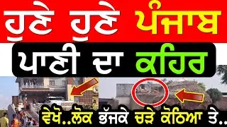 Punjab Flood Update 2025! Sangra Sultanpur Lodhi Beas River Host Ratan Dev  - Punjabi Tv Canada