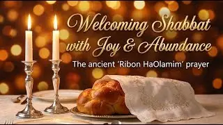 Welcoming Shabbat with Joy & Abundance | Relaxing Jewish Prayer (Ribon HaOlamim)