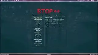 ArcoLinux : 2617 Btop (replacement for bpytop) is now on our repo - use alacritty as terminal