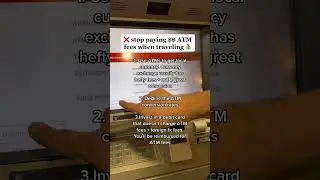 STOP PAYING ATM FEES 🚨 #SHORTS