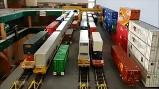 Intermodal Terminal Action On The Railroad