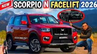 NEW SCORPIO N FACELIFT 2026 FIRST LOOK✅ MAHINDRA SCORPIO N FACELIFT 2026 ✅SCORPIO N @NarrusAutovlogs