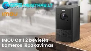 IMOU bevielė stebėjimo kamera su akumuliatoriumi. I&scaron;pakavimas