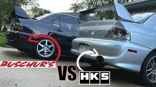 Выхлоп EVO — какой лучше? // Mitsubishi Lancer Evolution 8 VIII