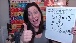 two ways to solve 5+8