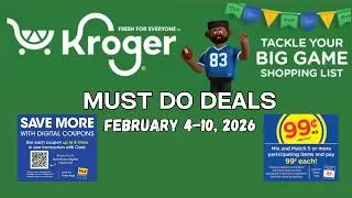 *5x Digitals* Kroger MUST DO Deals for 2/4-2/10 | $.99 Sale, New Weekly Digitals, & MORE