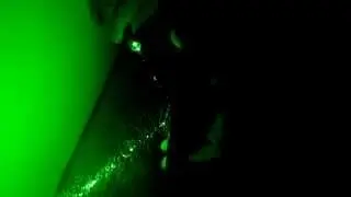 Reflex&atilde;o de um feixe de luz laser em um espelho plano