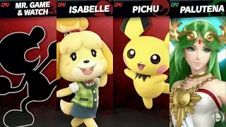 Super Smash Bros. Ultimate - Dont let Palutena hurt the little mouse!