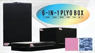 6-in-1 Plyo Box - PATENT PENDING - Colors in Six Sizes | Resilite Sports Products