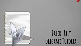 How to make paper lily origami tutorial🪷 