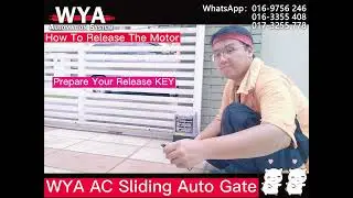 WYA AC Sliding Auto Gate System #sliding #autogate #murah #autogatesystem #selangor #installation