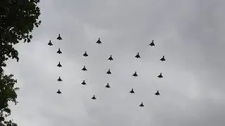 RAF100 Centenary Flypast, The Mall, London. 10th July 2018
