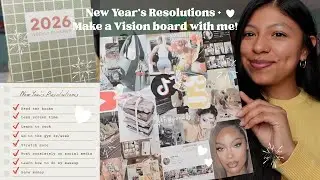 My goals for 2026 + making a vision board together!
