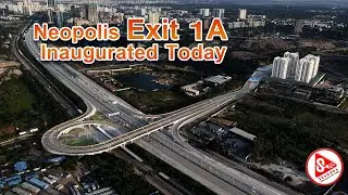 Neopolis Exit 1A - Inaugurated today | Hyderabad ORR #hyderabadnews  #hyderabad