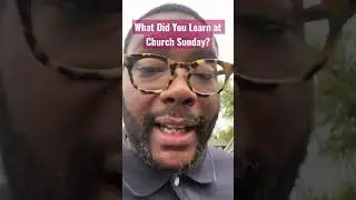 WHAT I LEARNED AT CHURCH SUNDAY!  Part 2 #christianity #jesus #christian #bible #god #faith #jesus