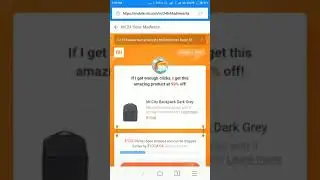 Mi 24 Madness Offer || Rs.1 Earphone & Backpack