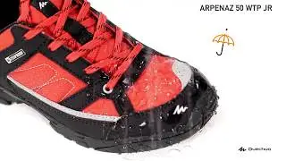 Черевики Quechua Arpenaz 50 Kids Waterproof Hiking Shoes Red