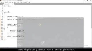LScript Tutorial | Part 3 - Loops | How to make plugins for lightwave 3D