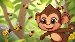 The Monkey and The Bee Story | Story for Kids | Moral Stories | English Stories