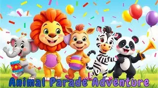 Animal Parade Adventure | Kids song | Animal Dance