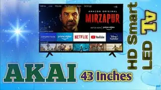 AKAI TVAKLT43S-DFS6T 43 Inches Fire TV Edition Full HD Smart  LED TV 🔥 📺