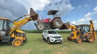 JCB 3dx Eco Machine Loading MudTractor's | Mahindra Tractor And NewHolland Tractor TrolleyTractor 