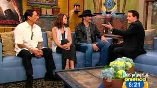 Robert Rodriguez y Jessica Alba invitados en Despierta America