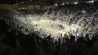 Central Michigan University Toilet Paper Toss Game 2023 (40th anniversary)
