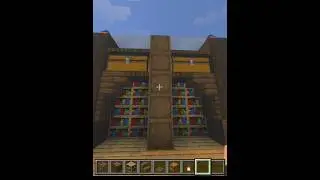 Minecraft Library Storage #minecraft #shorts