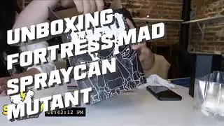 UNBOXING QUICCS x MADTOYDESIGN FORTRESS SPRAYCAN MUTANT ART TOY