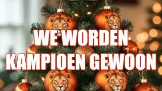 Leeuwen Legioen - O Dennenboom (We Worden Kampioen Gewoon) - LYRIC VIDEO