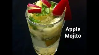 Apple Mojito | Apple Mint Mojito | Apple Mojito Mocktail | Healthy summer drink recipe