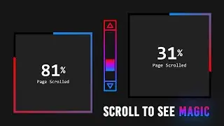 Full Page Scroll Progress Indicator with CSS & Javascript