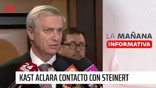 Kast respalda a futura vocera y dice diálogo con Steinert 