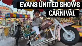 VLOG 30 | EVANS UNITED SHOWS CARNIVAL | VALLEY WEST MALL | WEST DES MOINES IOWA