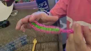 NEW Loom Band Design - BUTTERFLY (Part 2, the chain)