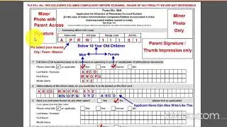 Pan Solutions Minor Pan Card Form No.49 A Offline Fillup  Kaise Kare !