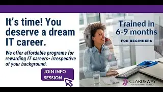 Learn how to start an IT career from scratch | Attend our free INFO SESSION