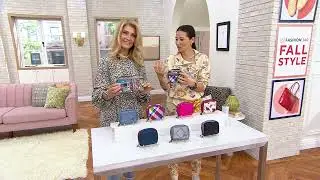 Lug Wallet with Contrast Zip Tape - Splits SE on QVC
