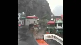 Conson storm in Halong