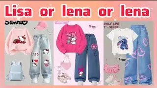 Lisa or Lora or Lena🎀 unlimited showdown😘 #lisa#lena#lisaorlena #blackpink #fyp#fashion#outfitideas